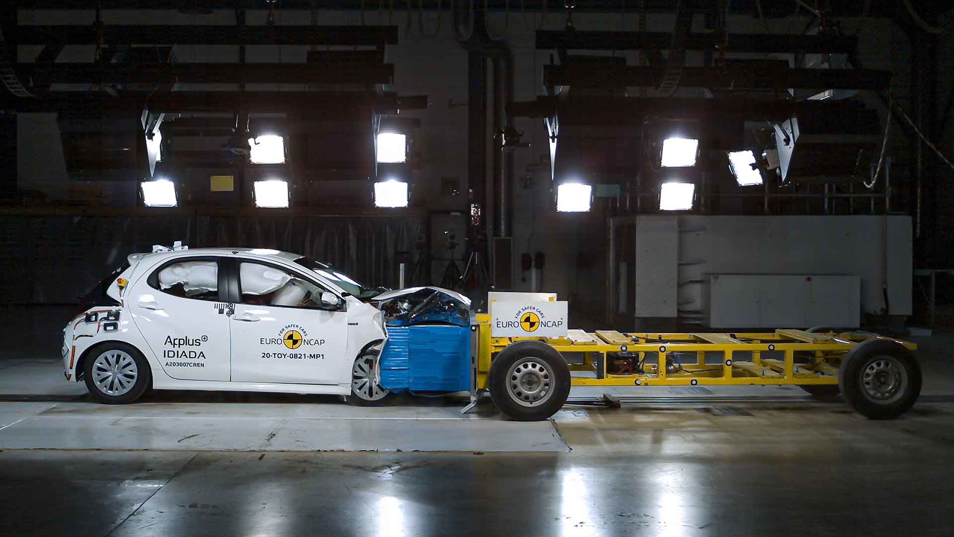 2020 Toyota Yaris Euro NCAP safety crash test