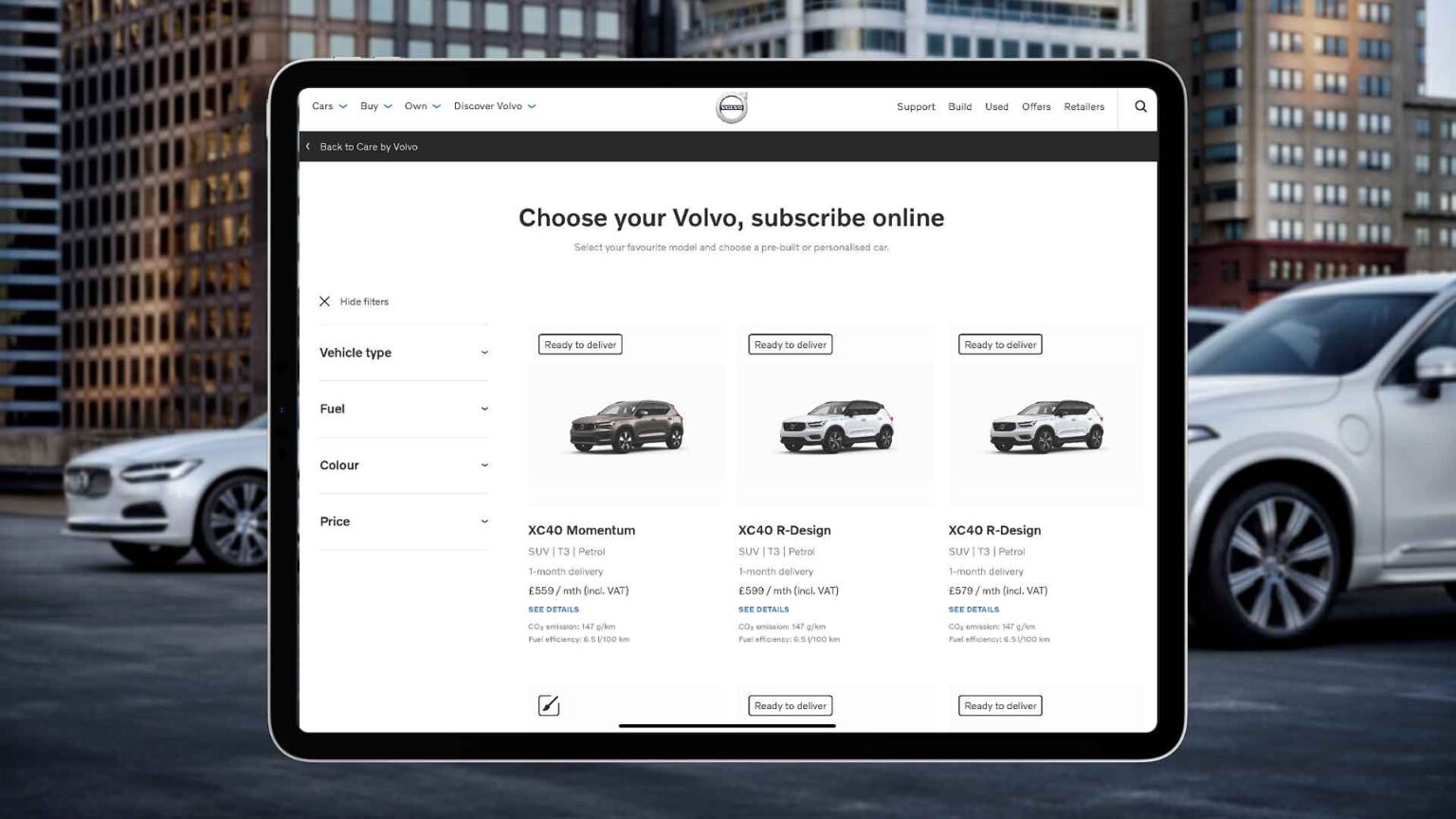 Care by Volvo car subscription service launched in UK