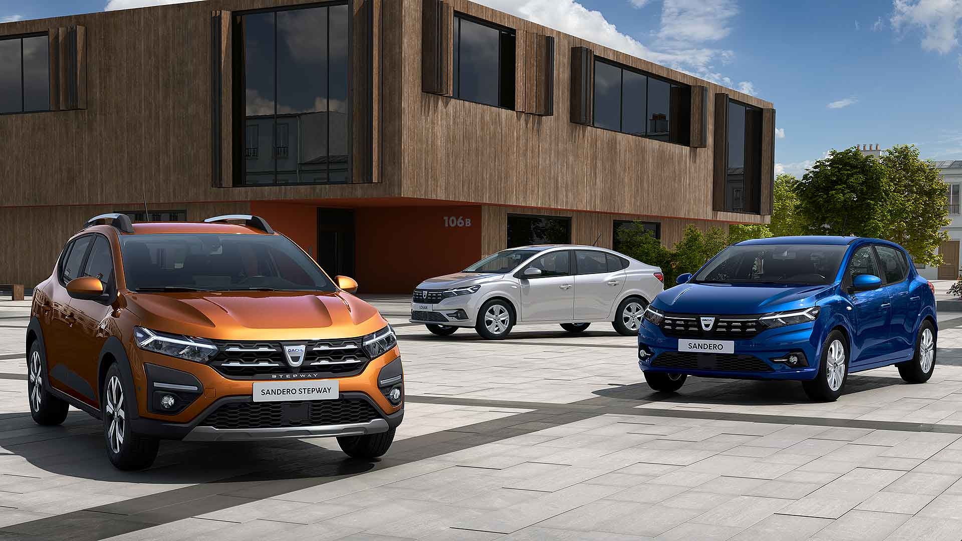 Dacia Sandero, Sandero Stepway and Logan