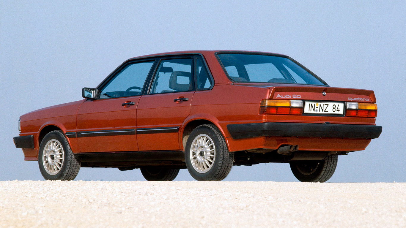 The new Audi 80 of 1978