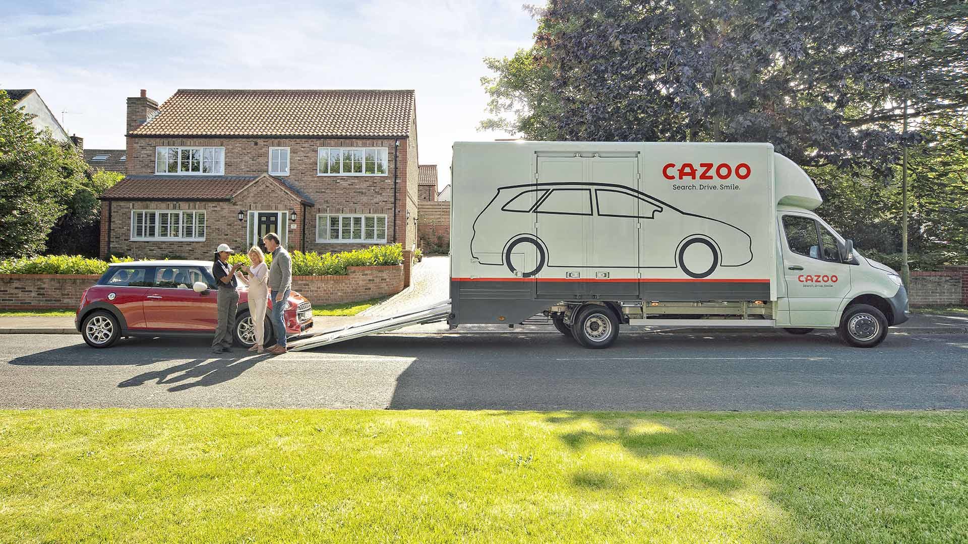 A Cazoo delivery