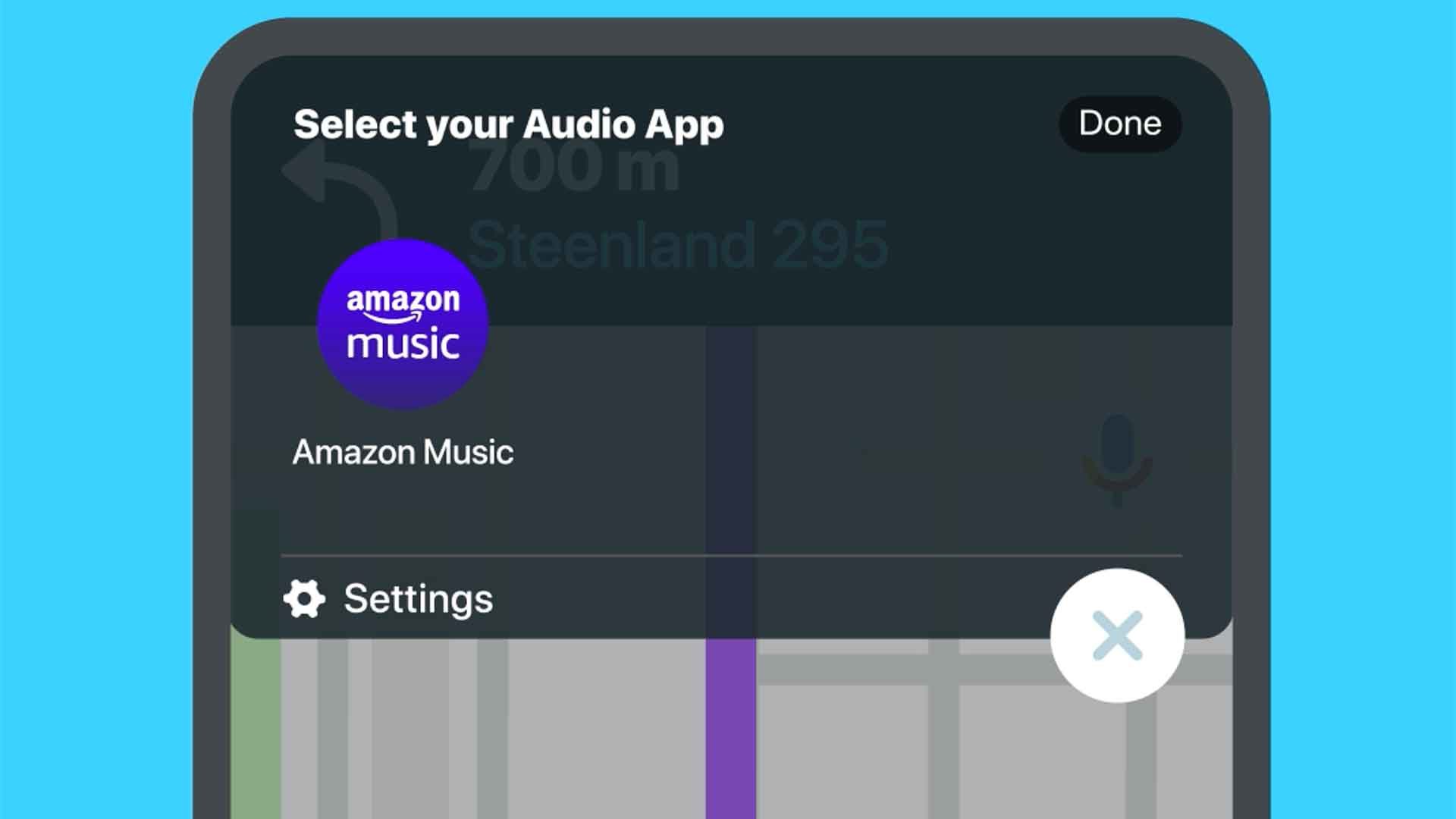 How to use Waze Audio Player