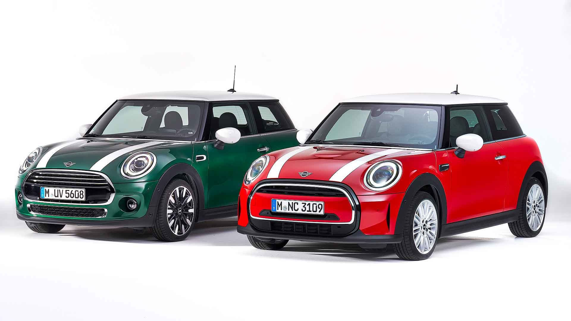 Mini 2021 facelift before and after