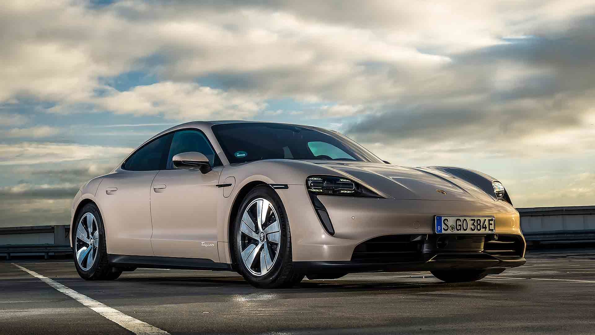 The base Porsche Taycan has rear-wheel drive and an $81,250 price tag - CNET