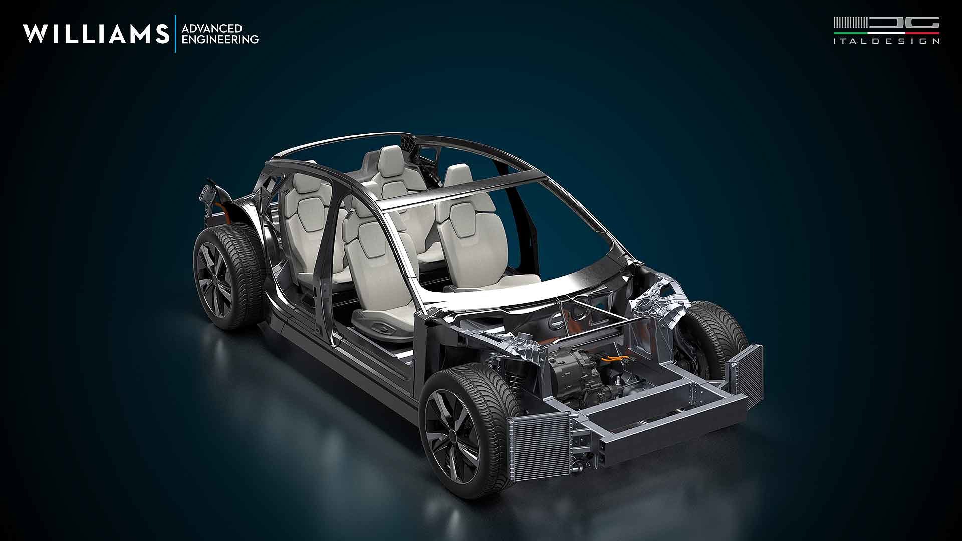 Williams Advanced Engineering Italdesign crossover EV concept