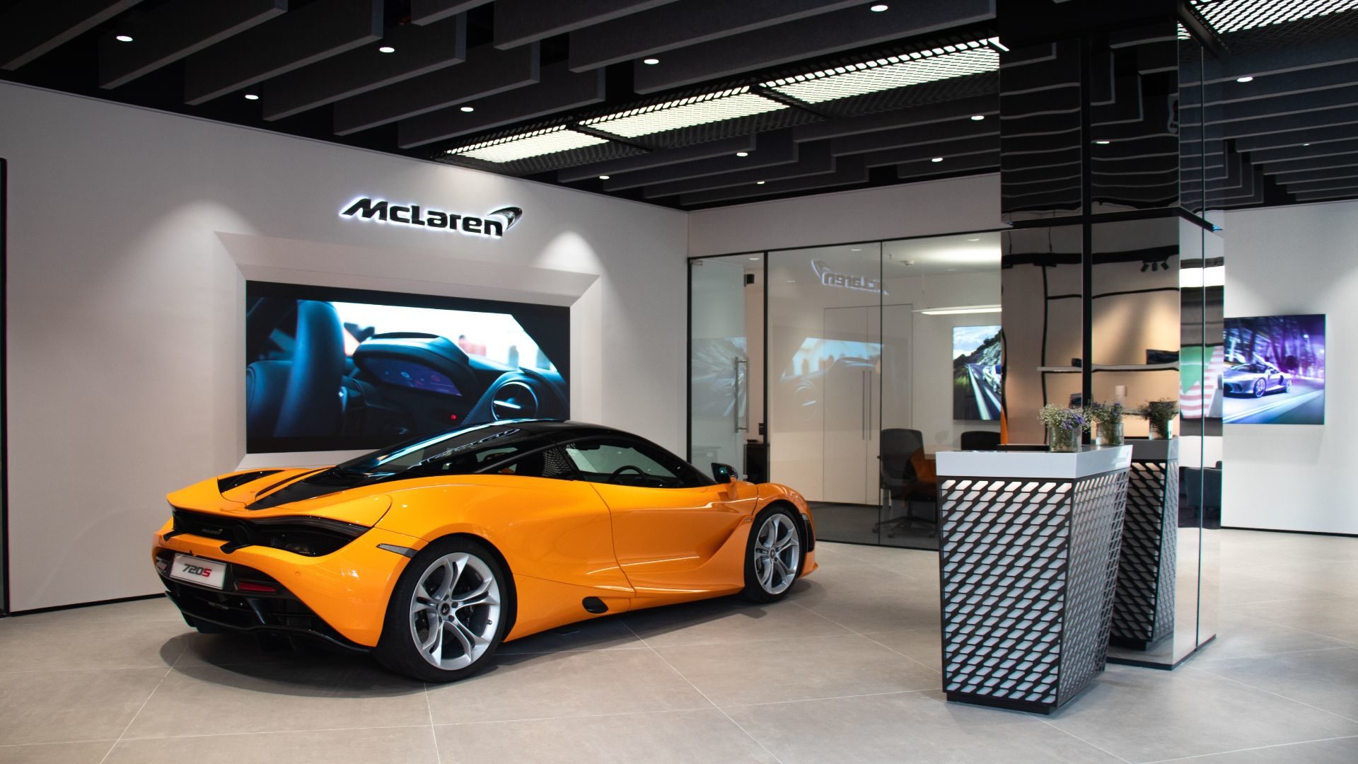 McLaren showroom