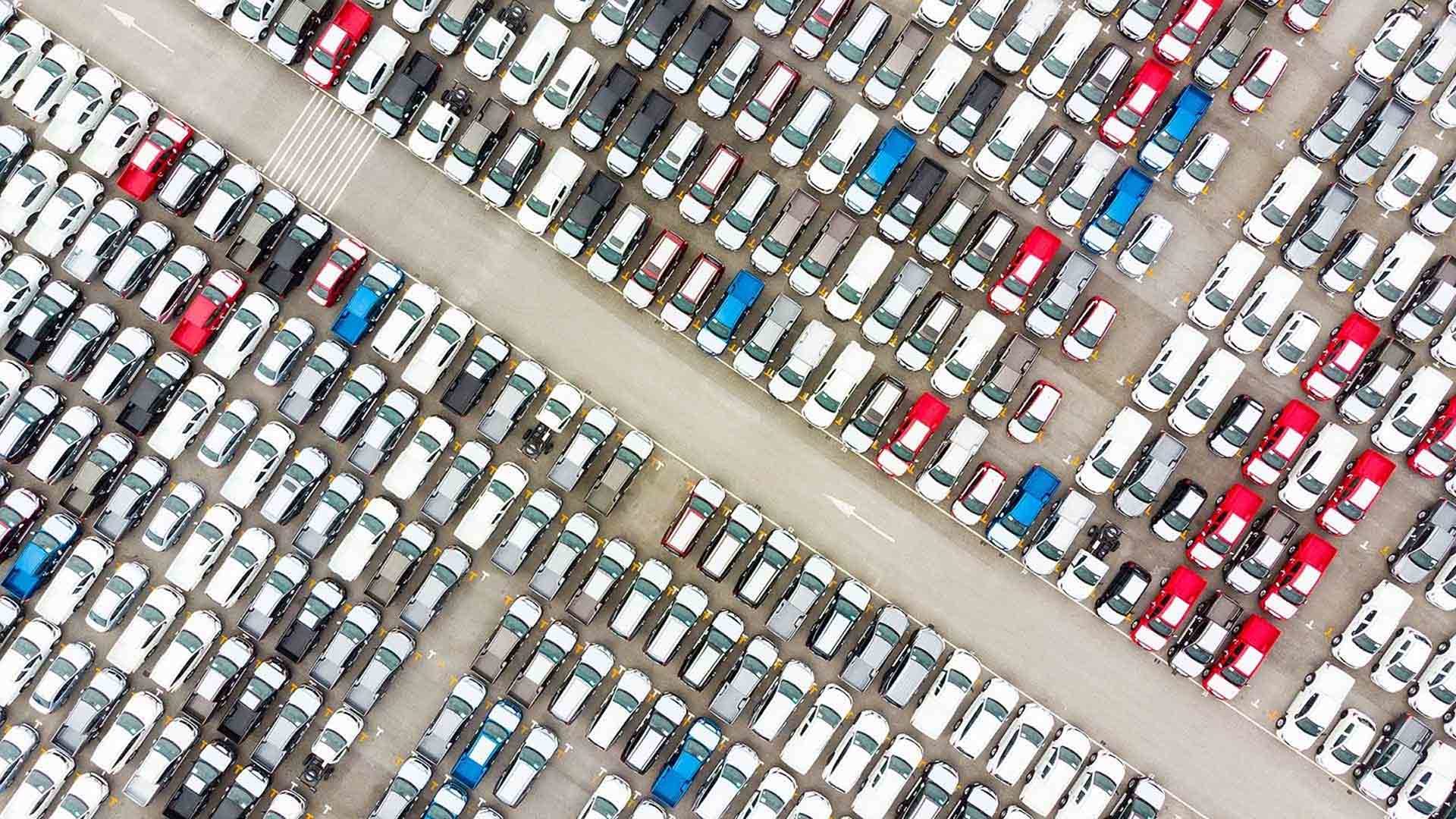 Car park from overhead