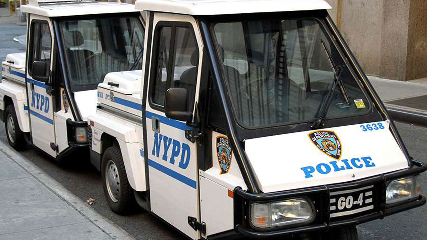 NYPD police trike