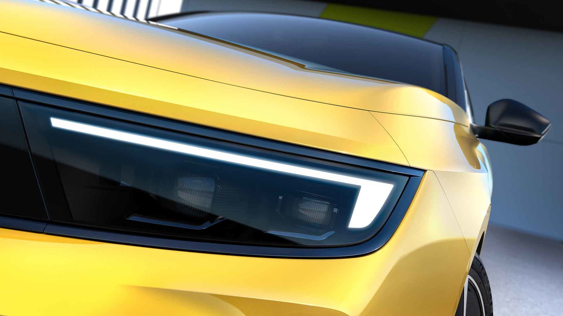 2022 Vauxhall Astra teaser