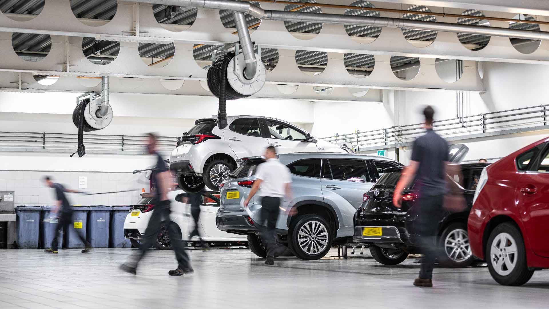 Toyota dealership in 2021