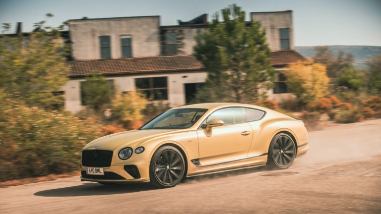 New Bentley Continental GT Speed vs. a secret nuclear base
