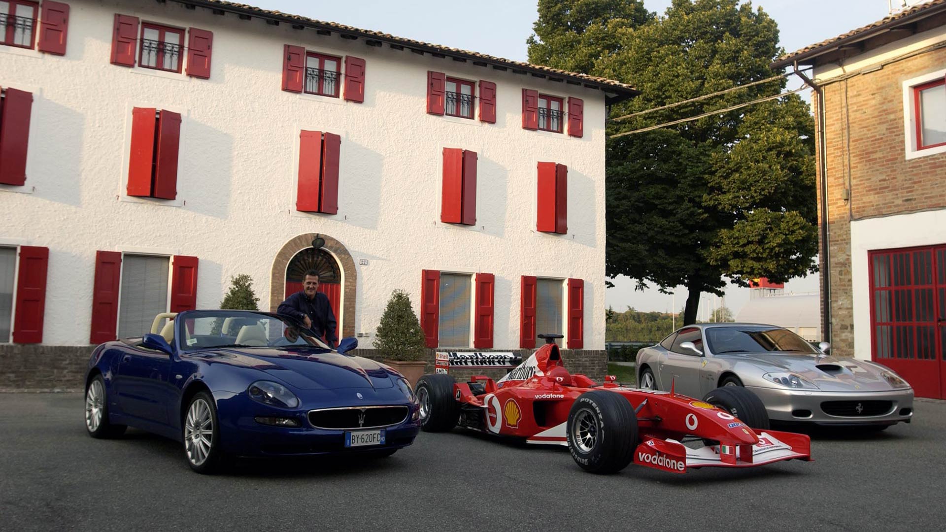 Michael Schumacher and his car collection