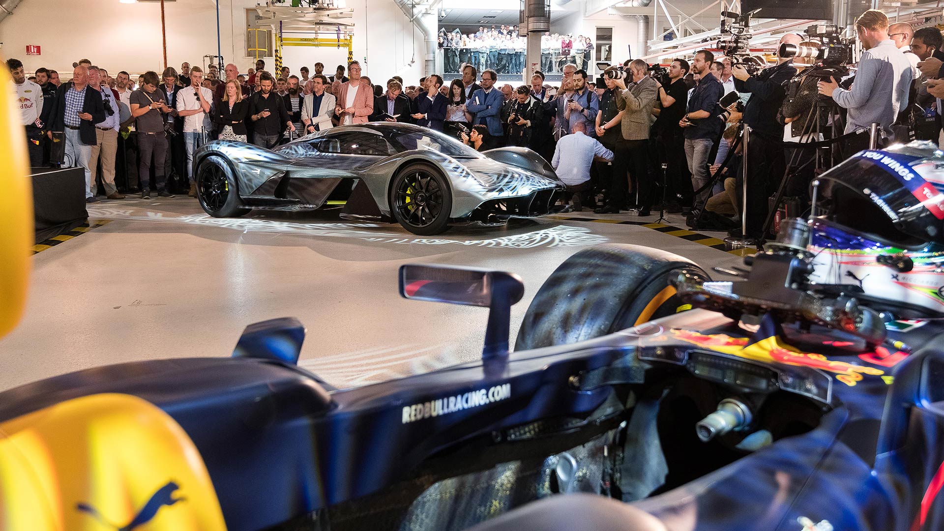 Aston Martin and Red Bull Racing working together