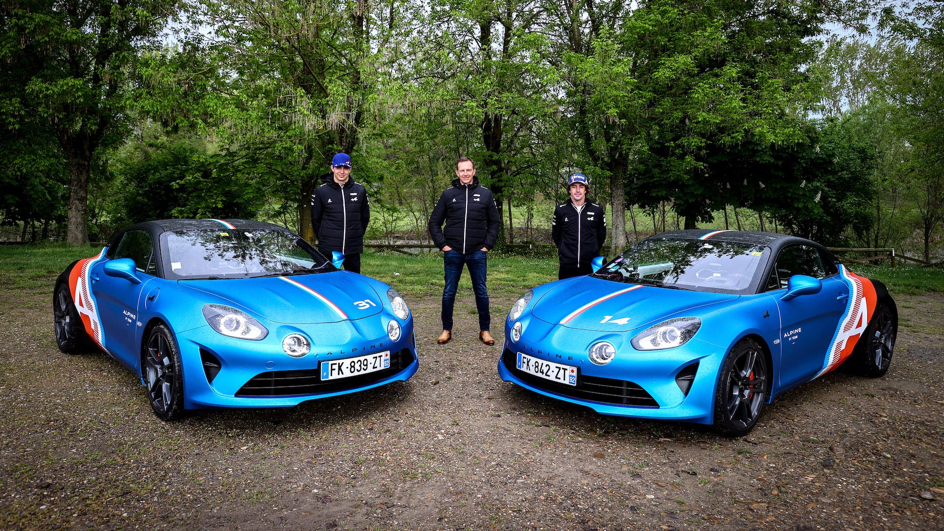 Alpine creates special road cars for Alonso and Ocon