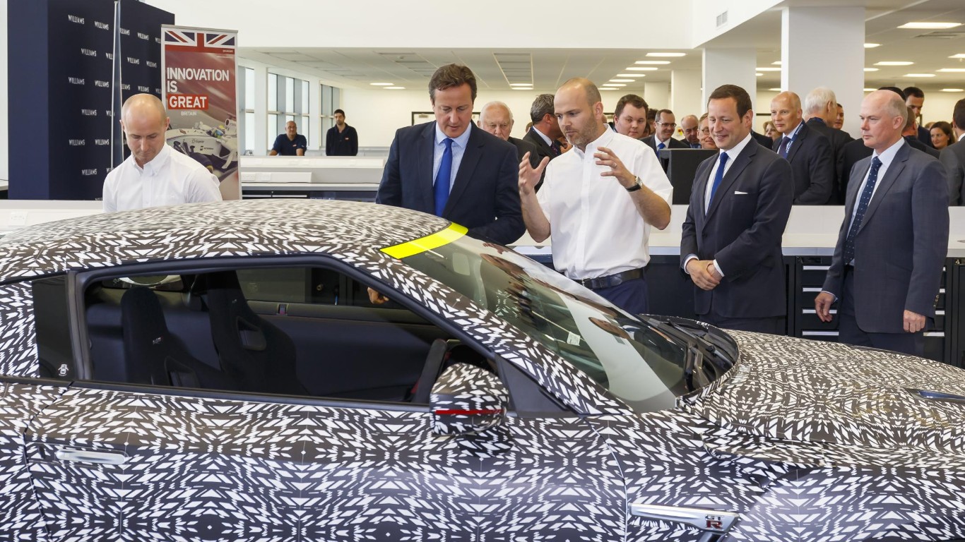 David Cameron opens Williams Advanced Engineering