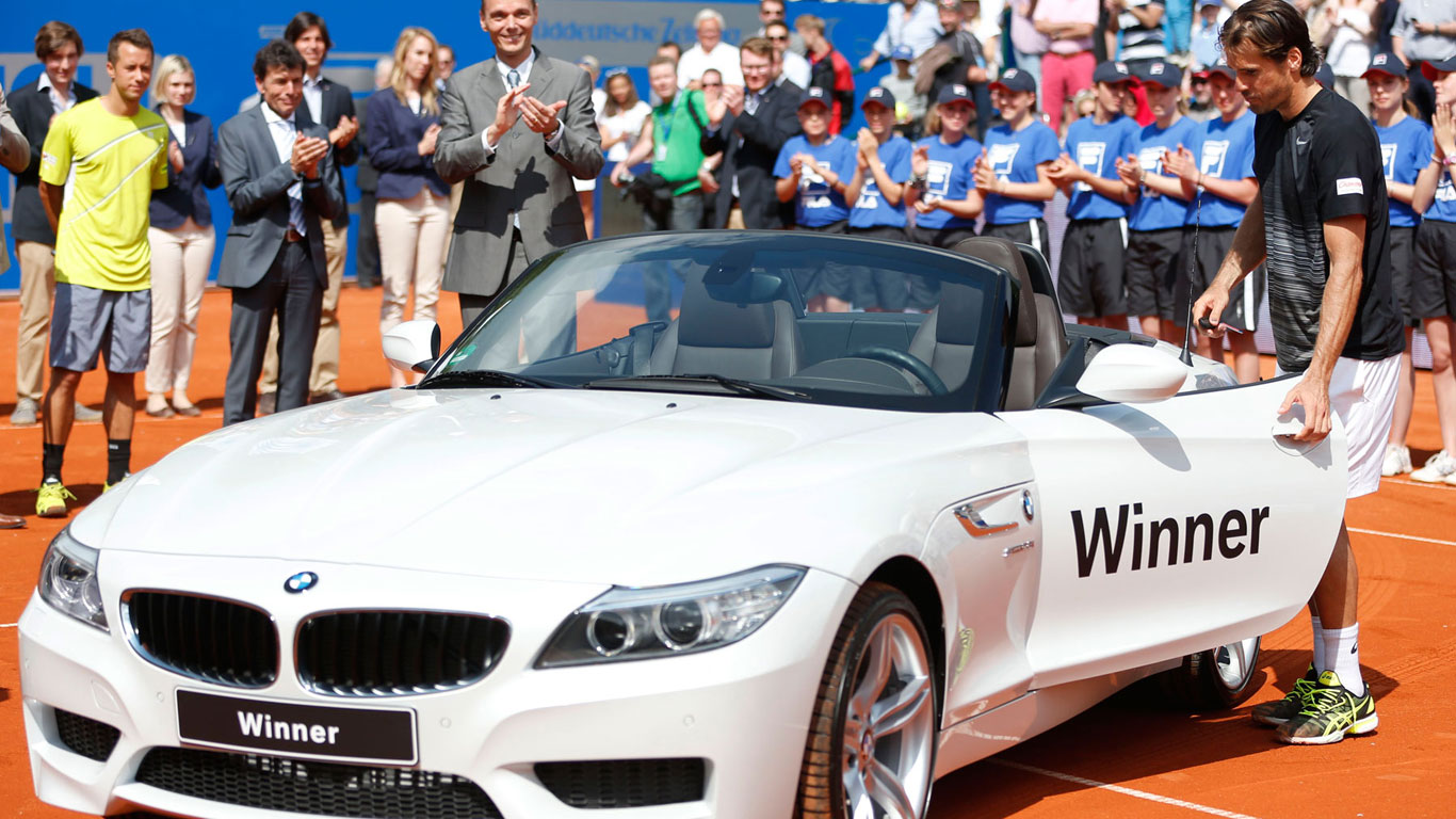 Tommy Haas and his BMW Z4