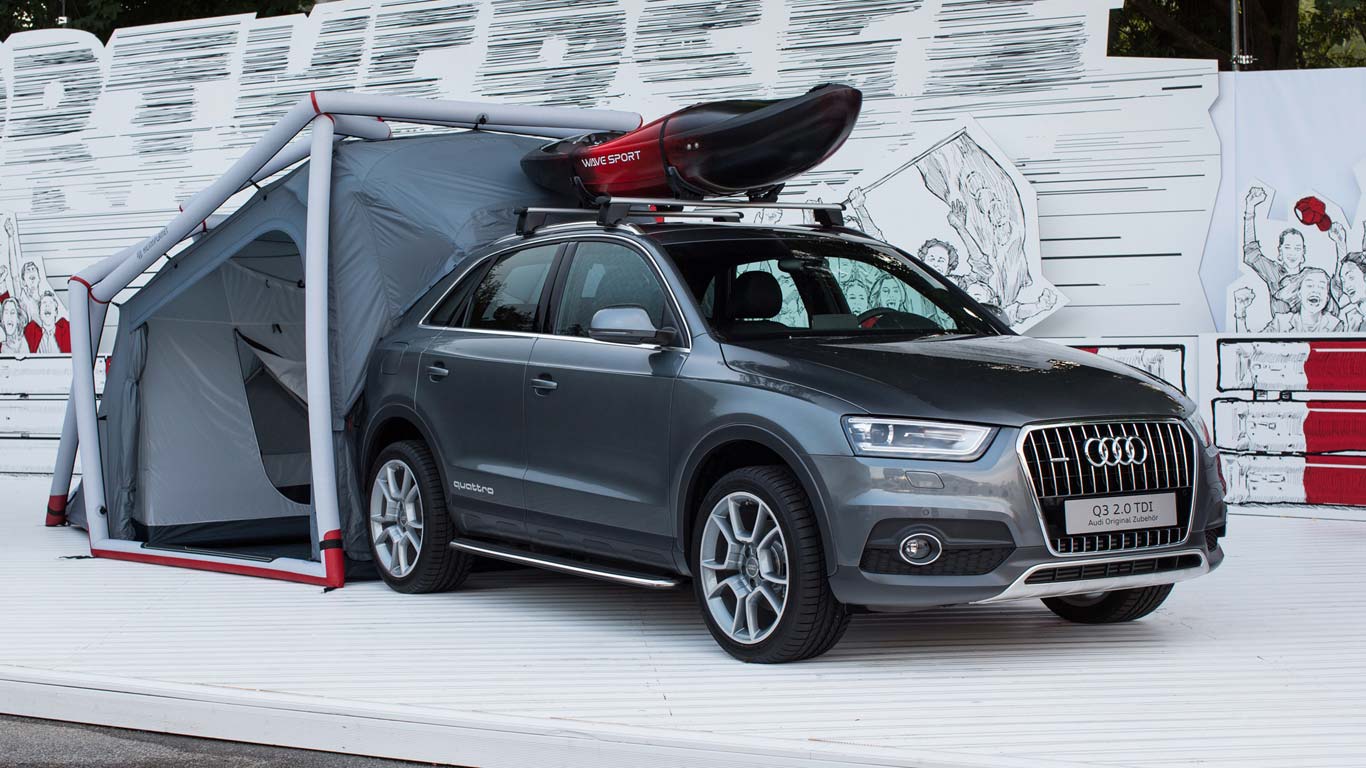 Audi Q3 camping tent