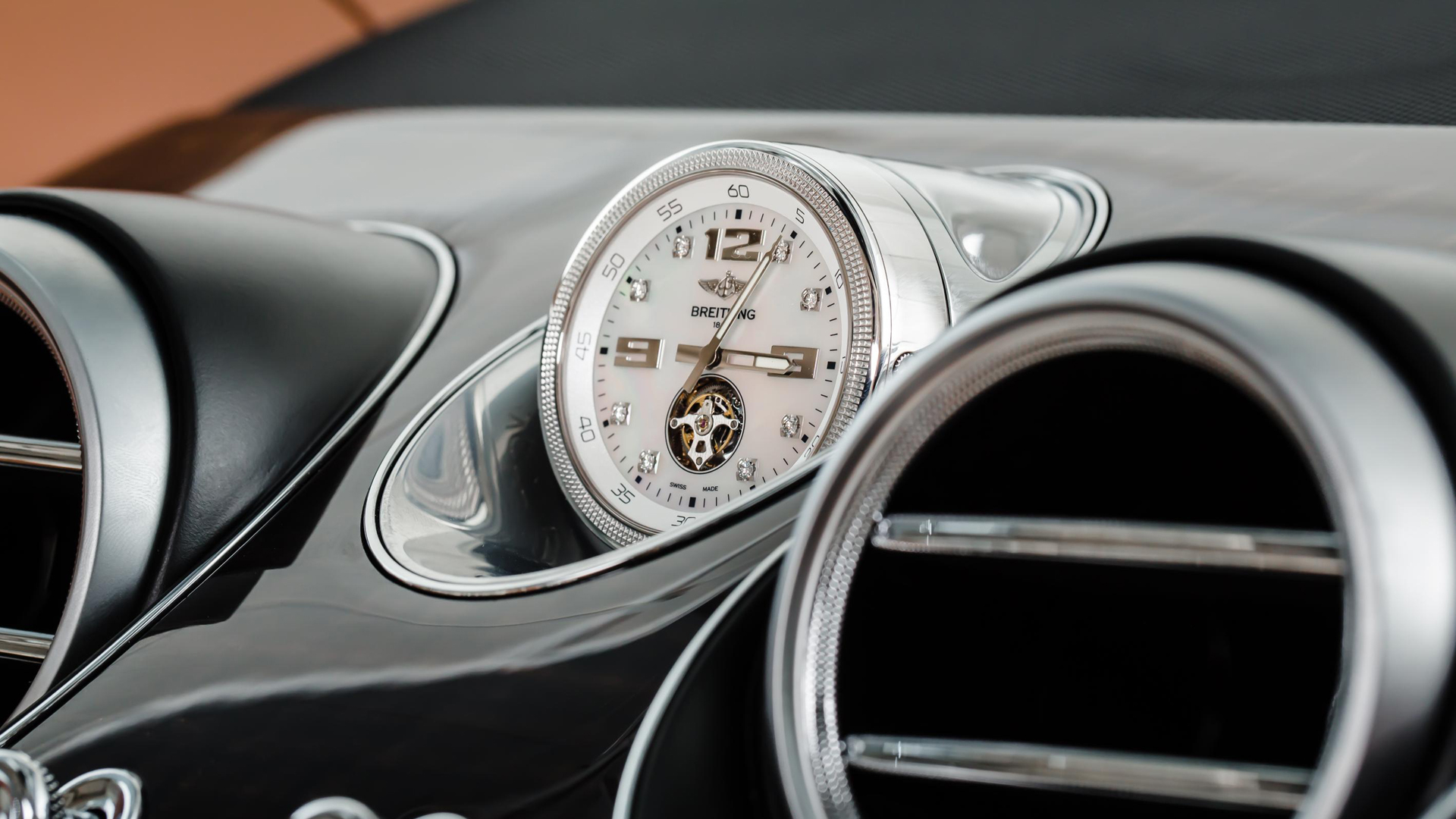 Bentley Bentayga Mulliner Tourbillon by Breitling clock