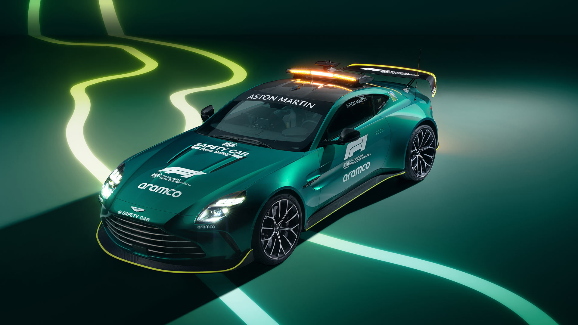 Aston Martin unveils new 2024 F1 Safety Car