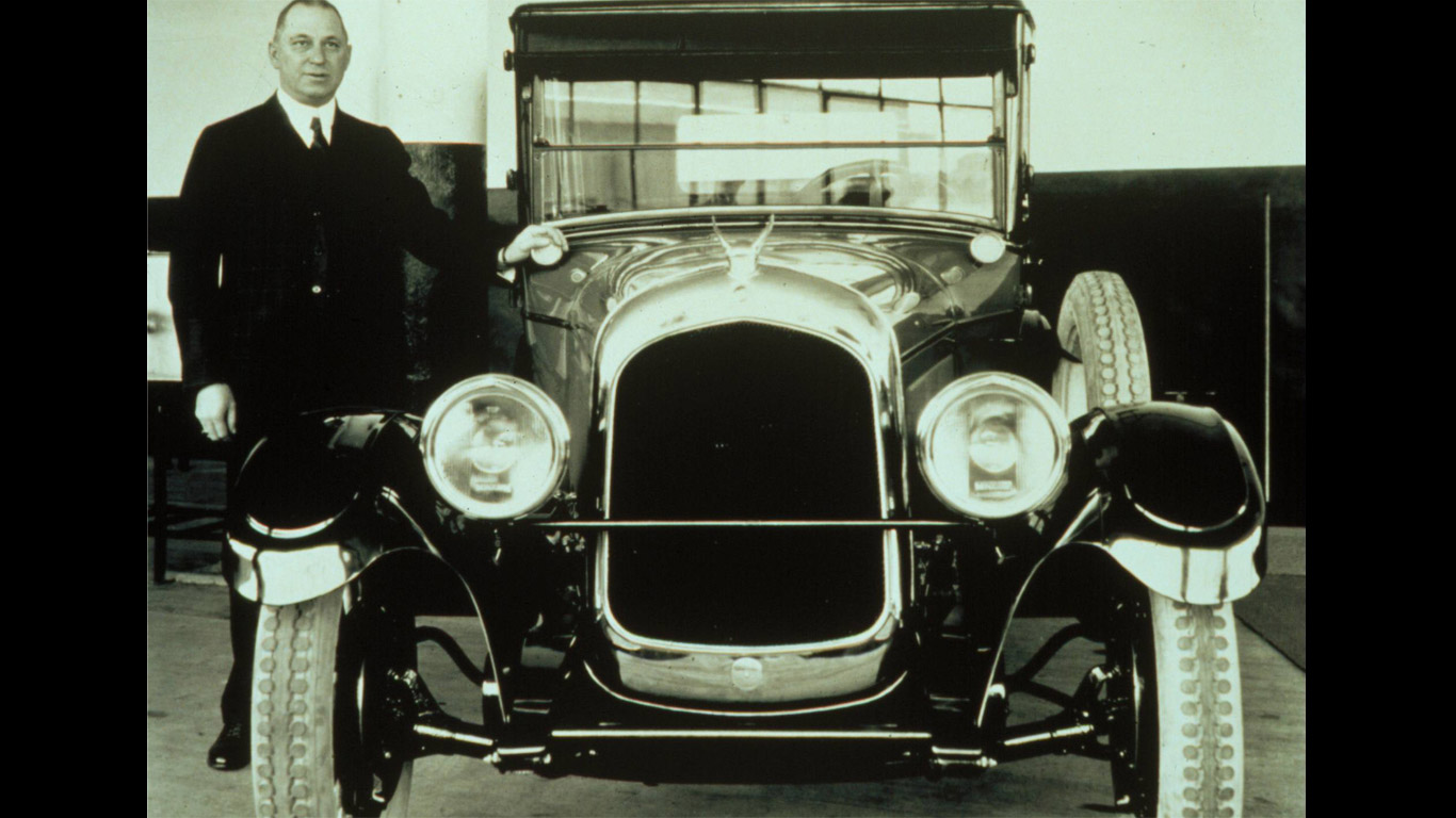 Chrysler born at the 1924 New York Auto Show