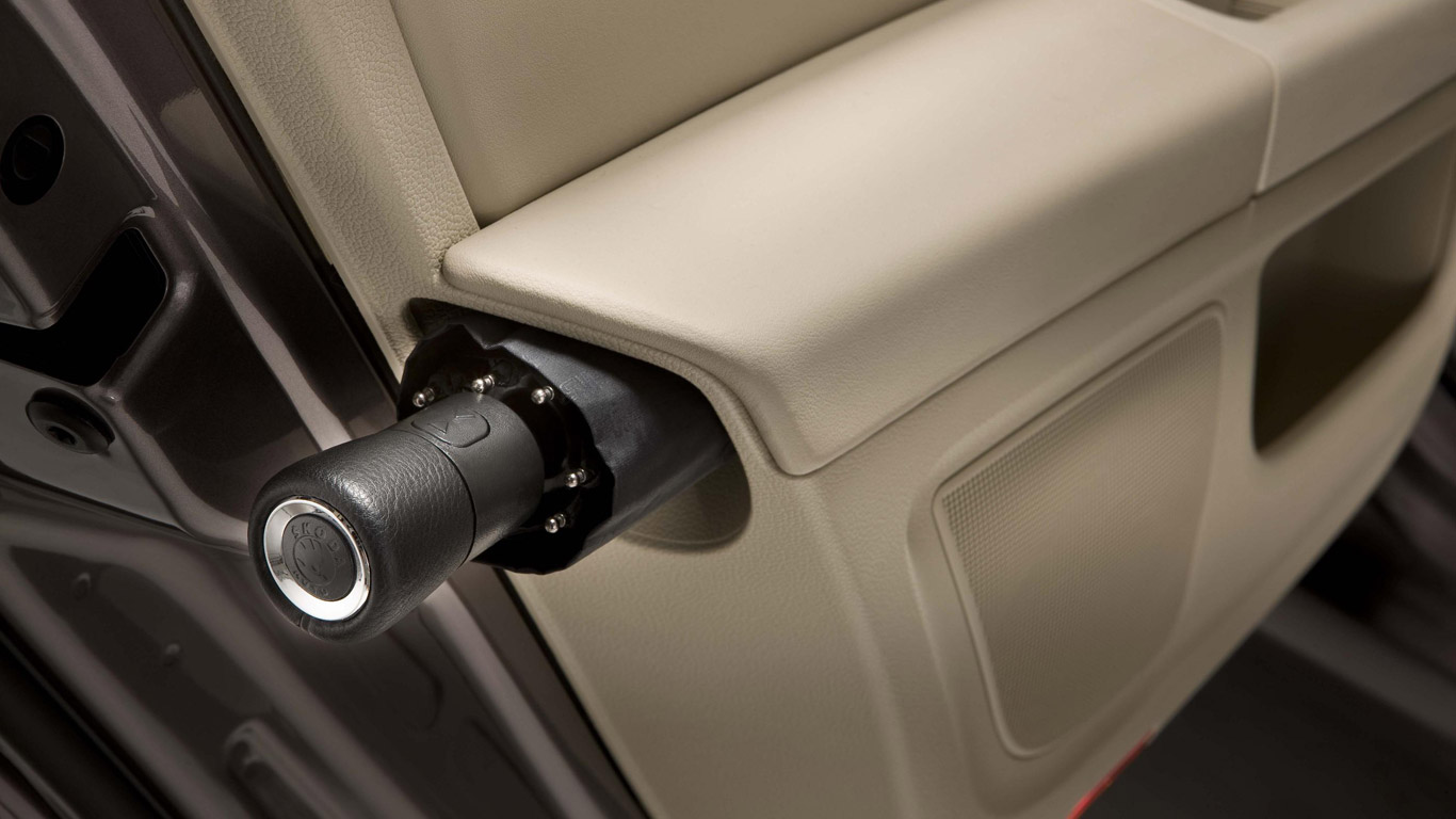 Skoda’s Superb umbrella