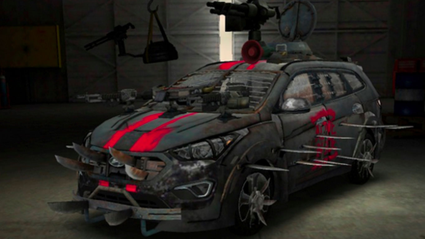 Hyundai Santa Fe Zombie Survival Machine