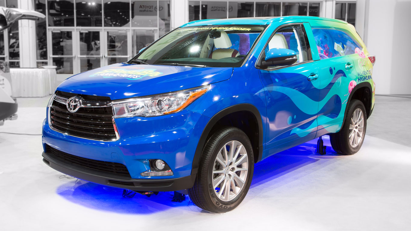 Toyota SpongeBob Highlander Tanked Edition