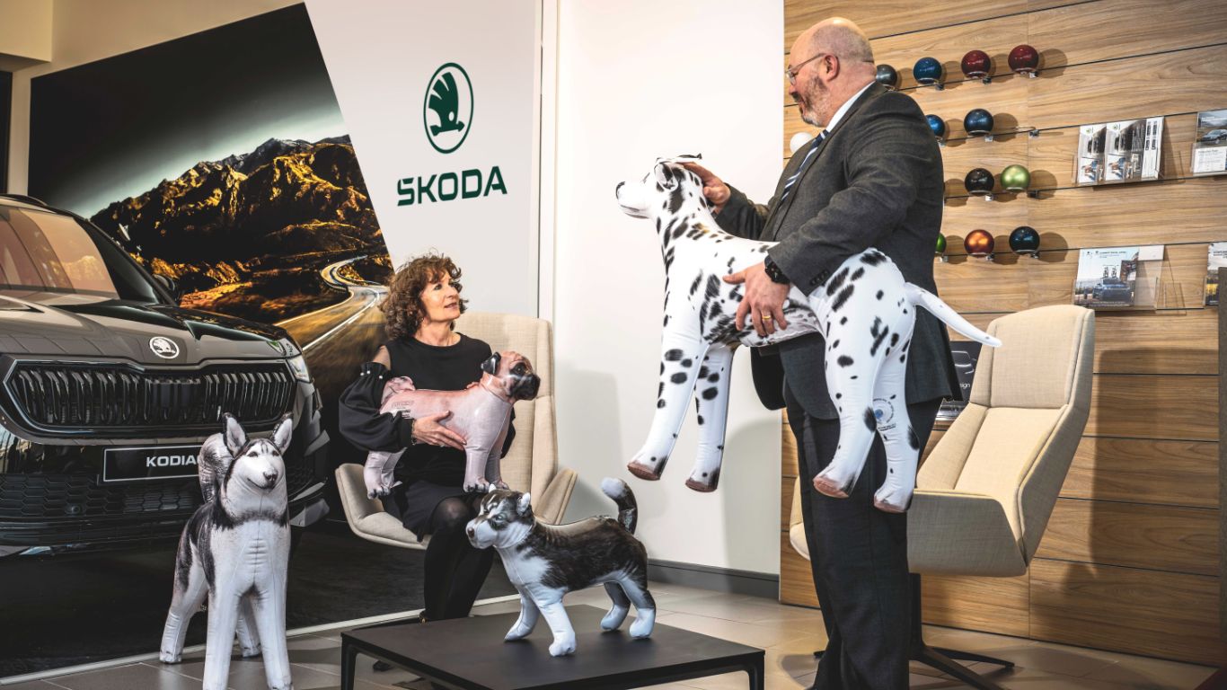 Skoda paw-fect pooches