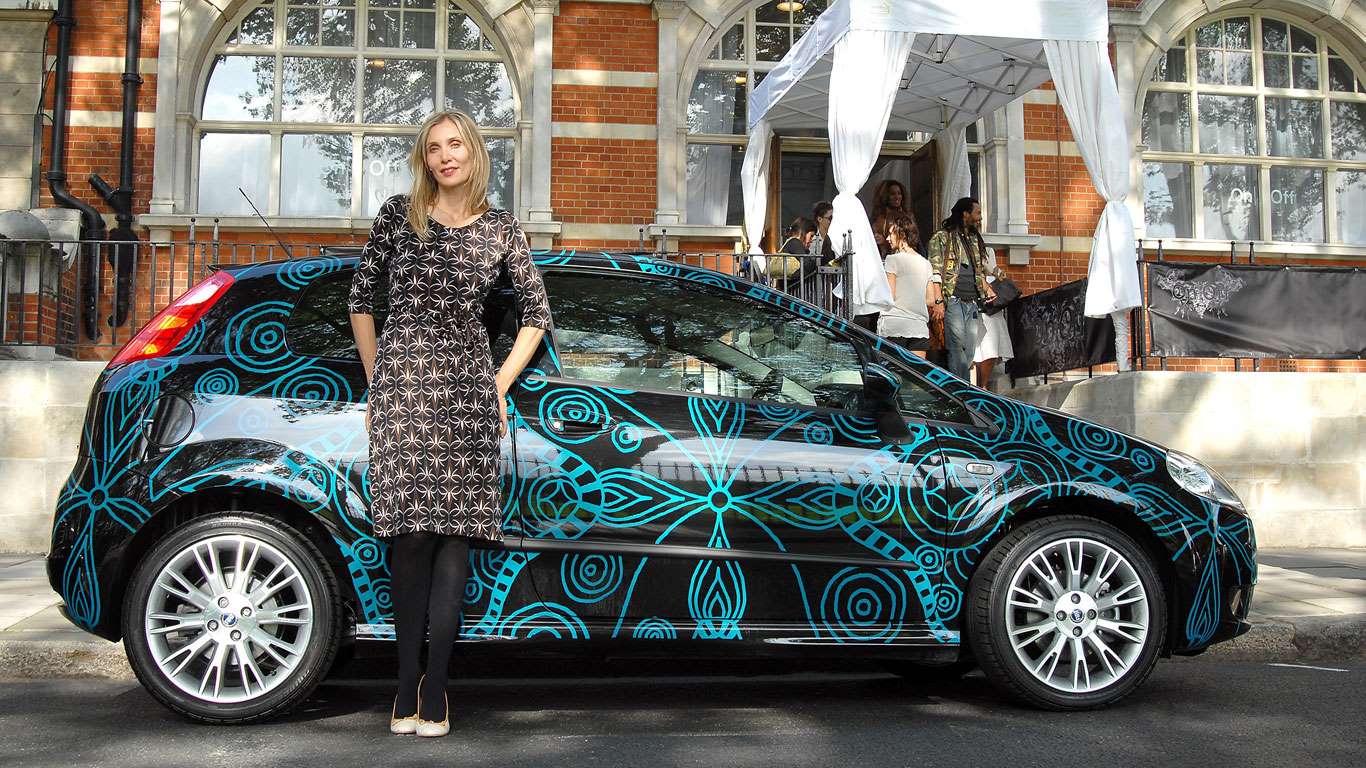 Allegra Hicks and the Fiat Grande Punto