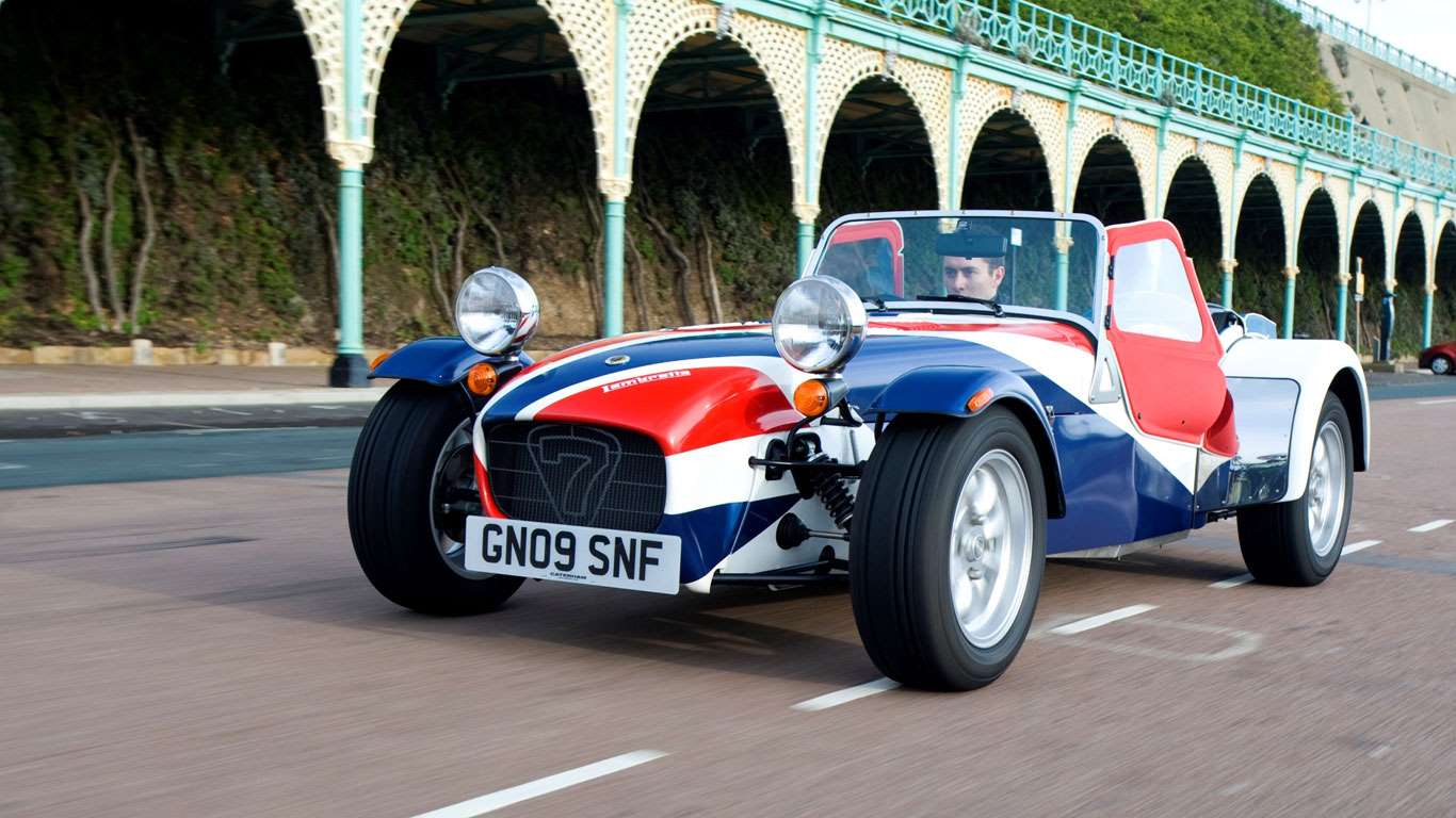 Lambretta and the Caterham Seven