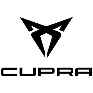 cupra-logo_300x300 Logo featuring a geometric, abstract emblem resembling a stylized letter