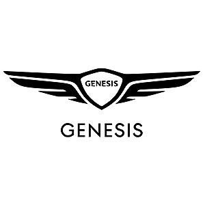 genesis-logo-300×300 Black Genesis logo featuring stylized wings and shield with