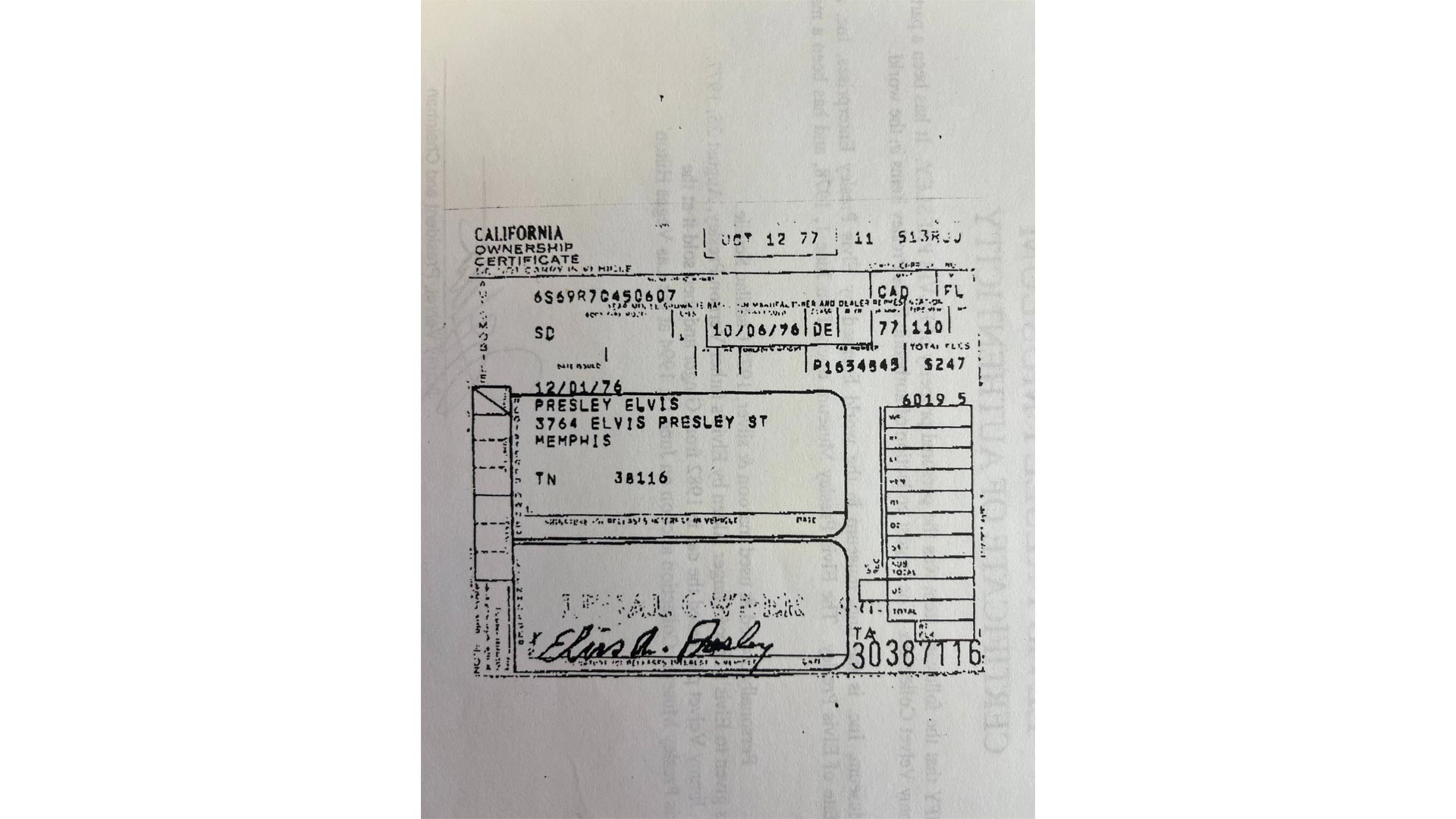 Proving the provenance