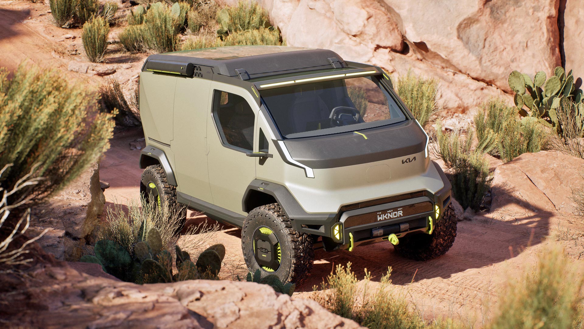 Kia PV5 WKNDR Concept EV Van