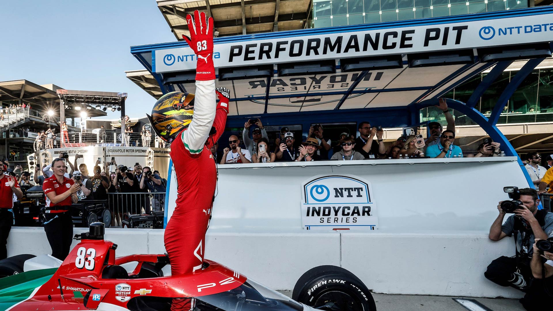 Who is on pole position for the 2025 Indy 500?