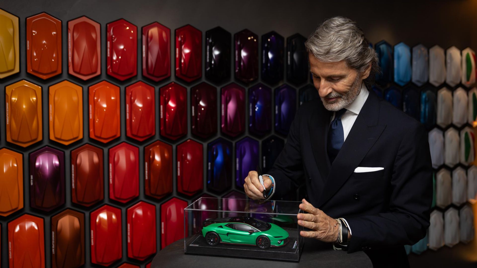 Stephan Winkelmann at Lamborghini Mayfair