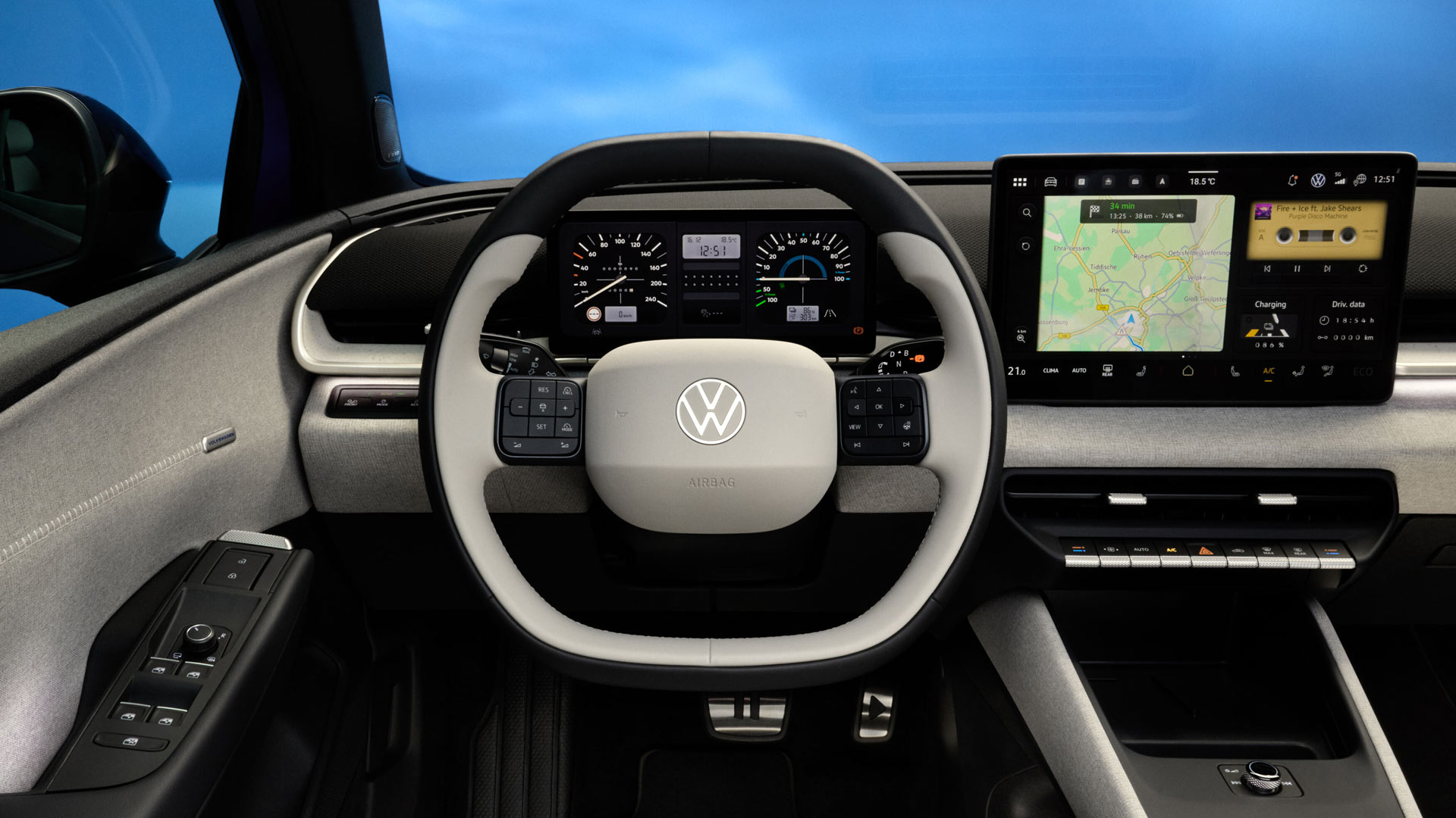 The Volkswagen ID. Polo will be the marque’s all-electric counterpart to the perennial combustion-powered supermini