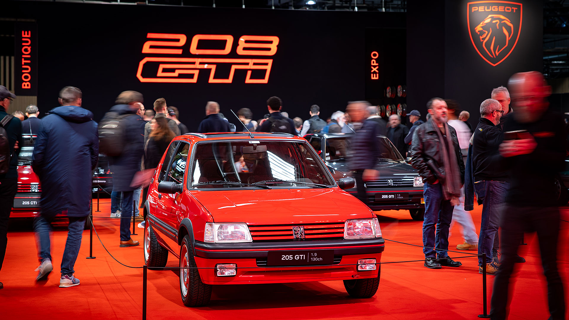 Hot Peugeots on show at Retromobile