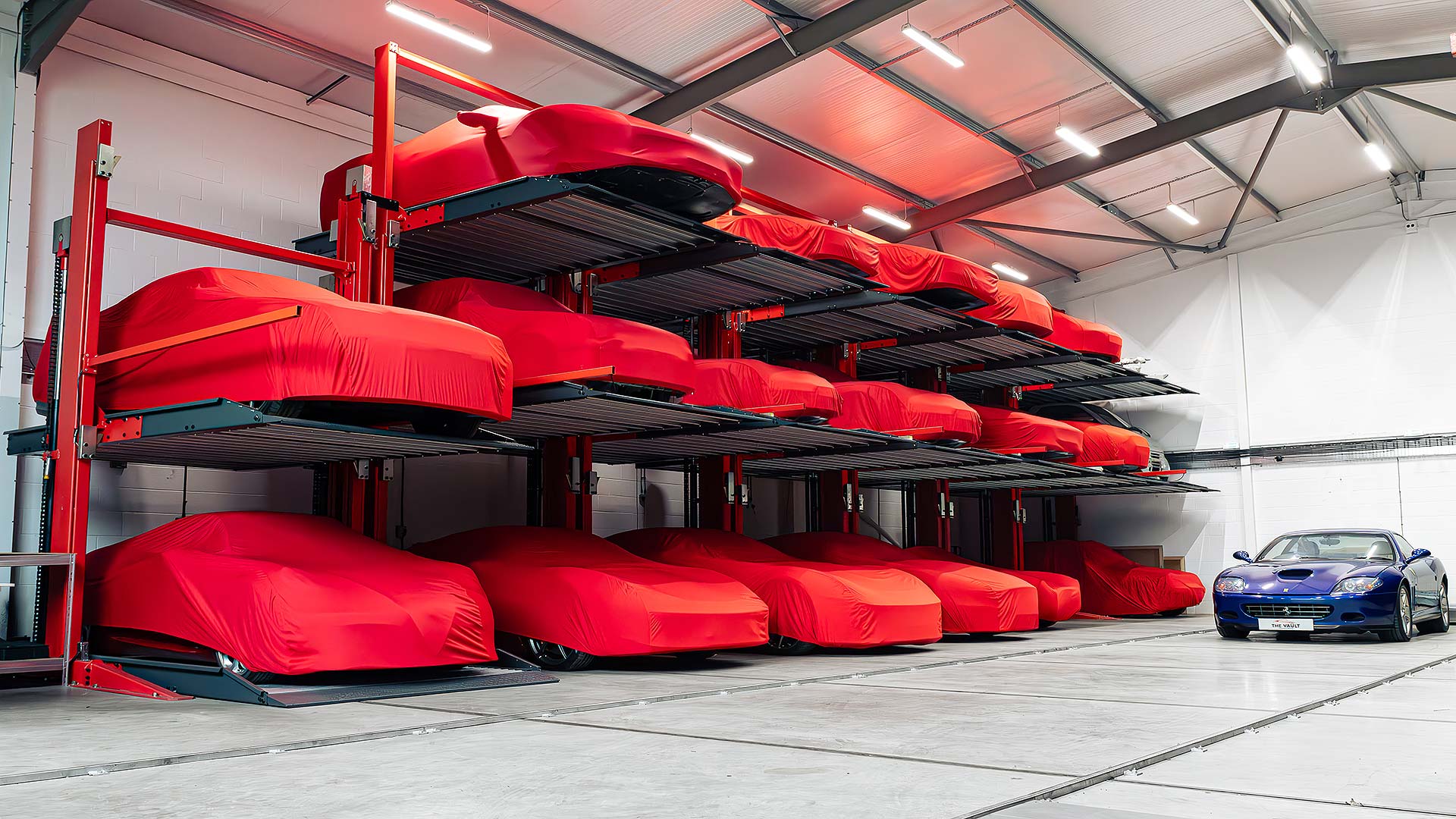 The Vault supercar storage