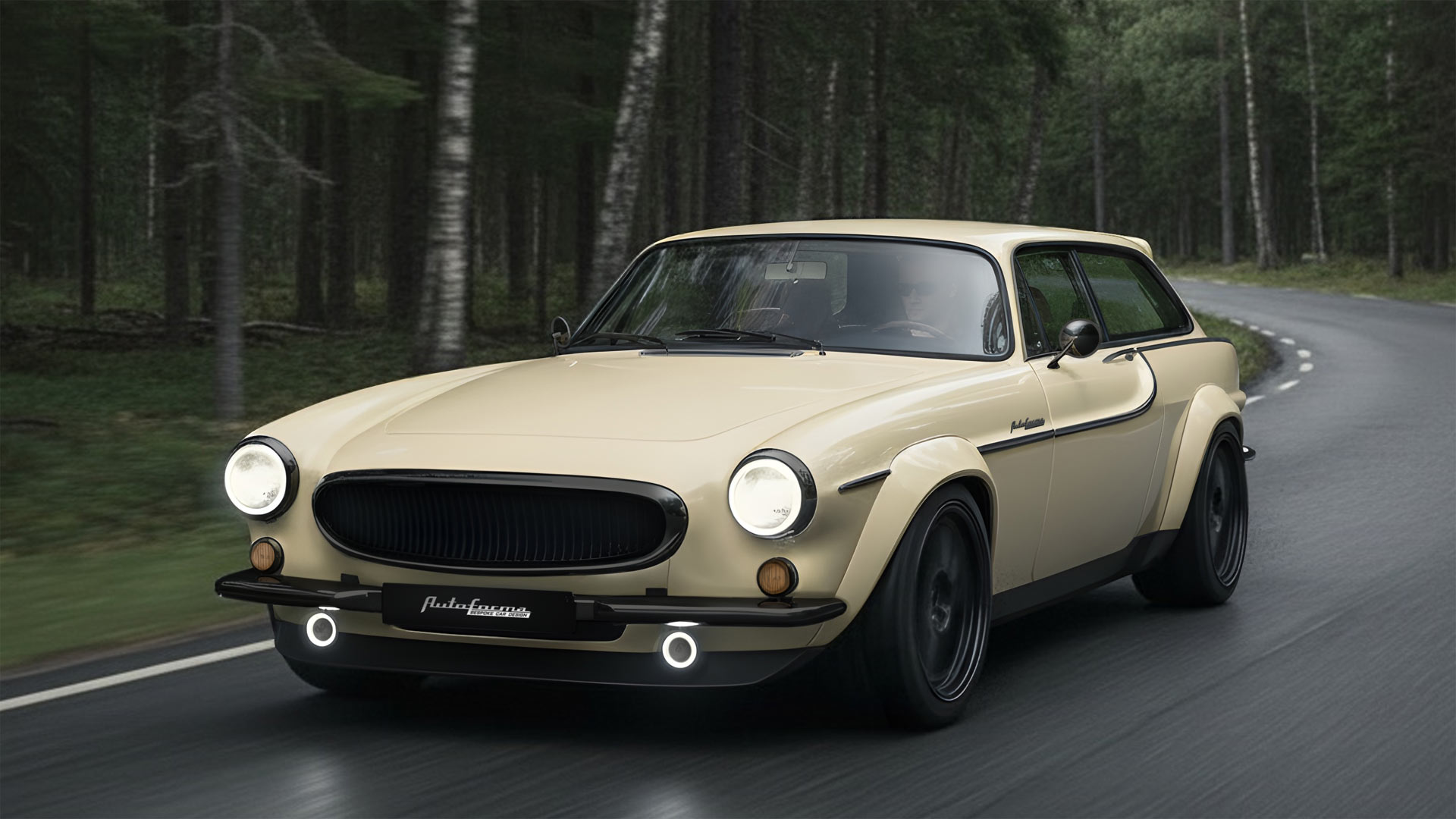 The new Volvo restomod is named after the Swedish word ‘Norrsken’, meaning ‘Northern Light’ or ‘Aurora Borealis’