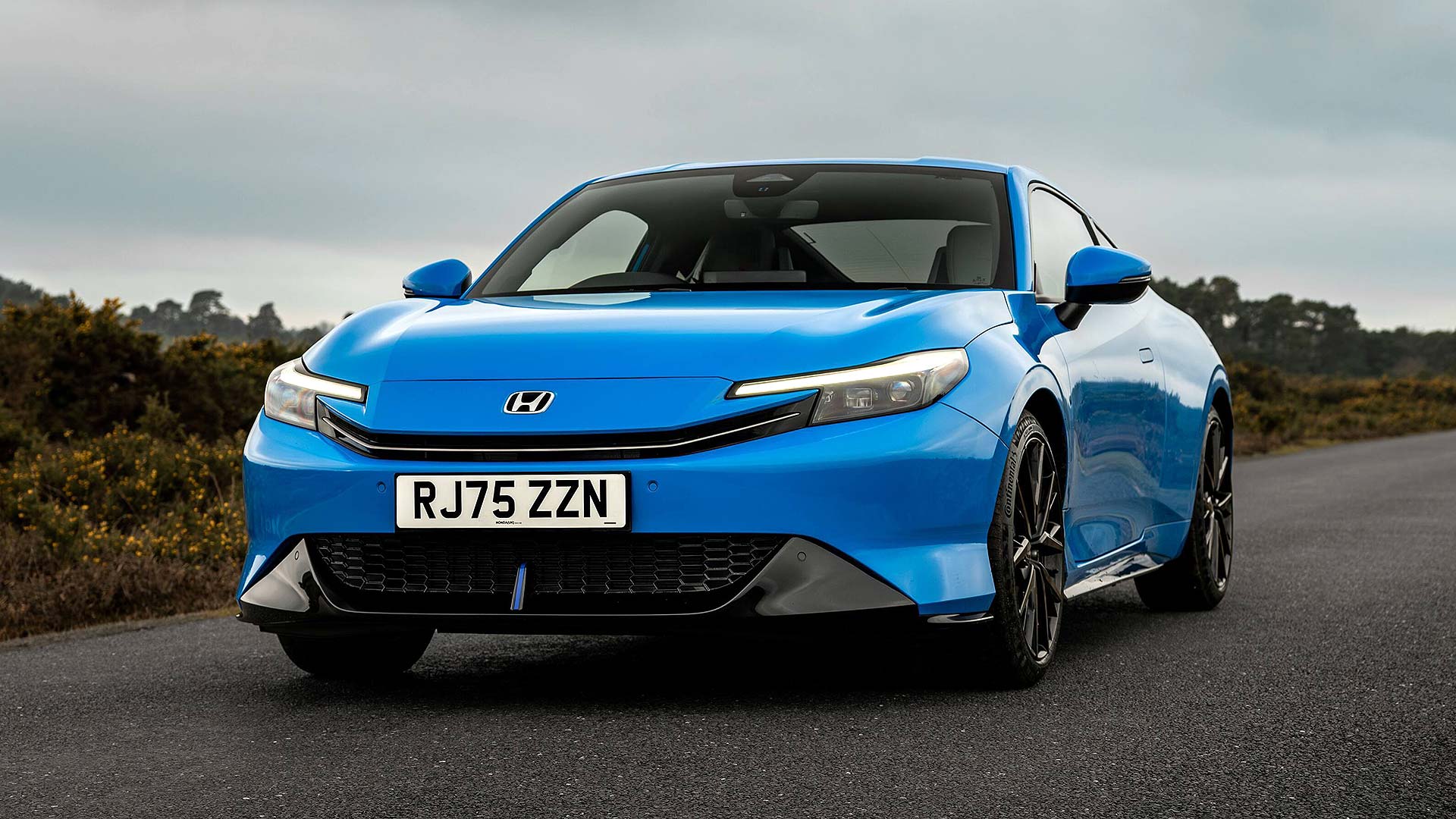 2026 Honda Prelude Racing Blue front parked