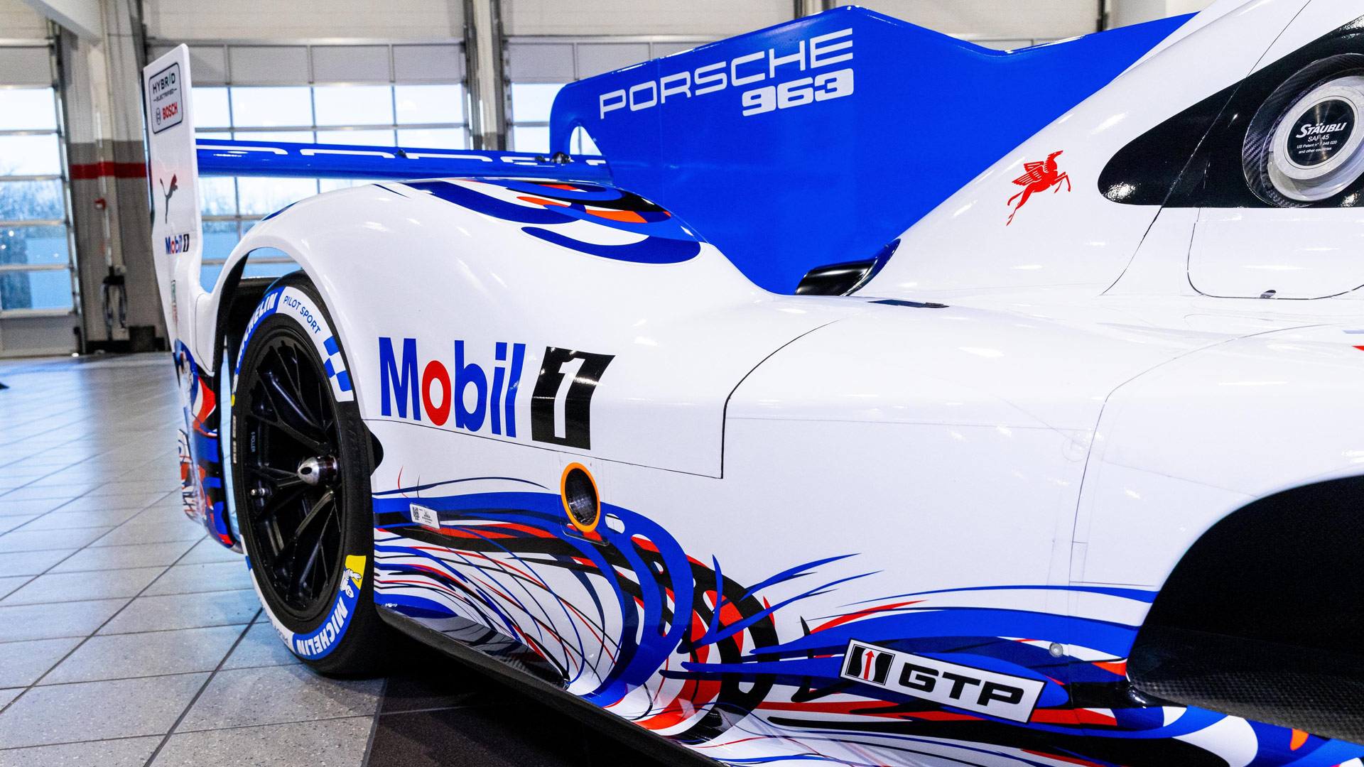 Porsche 963 Sebring Mobil 1 Livery