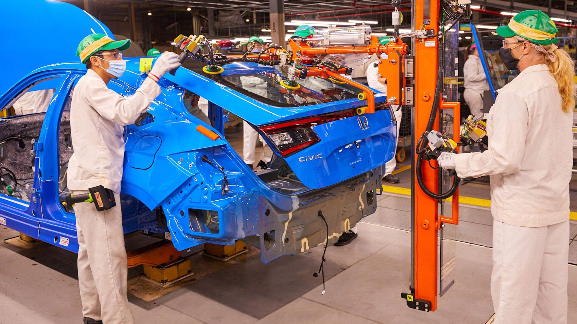 Honda Civic Hatchback begins production in Indiana