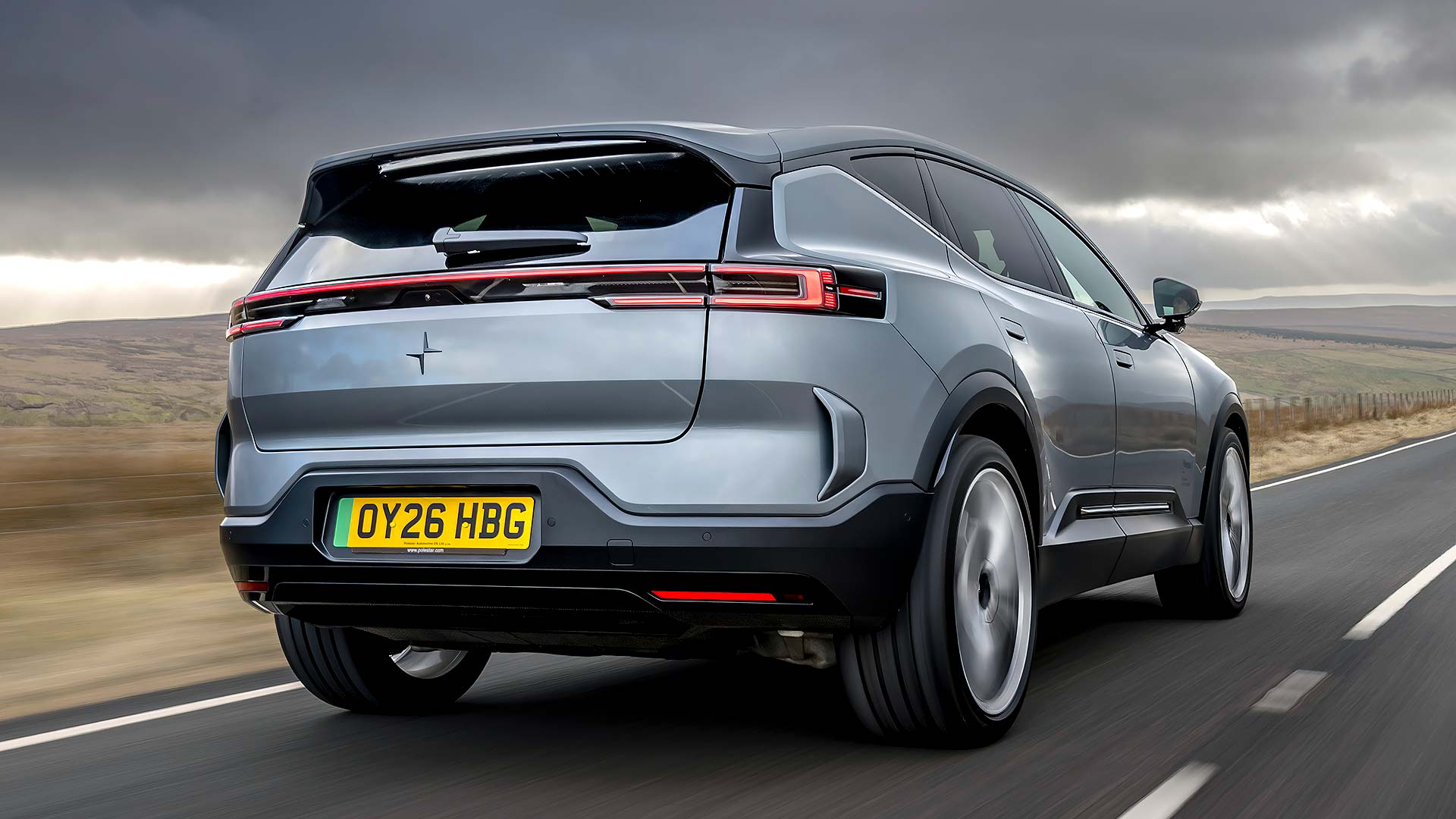 2026 Polestar 3 rear driving