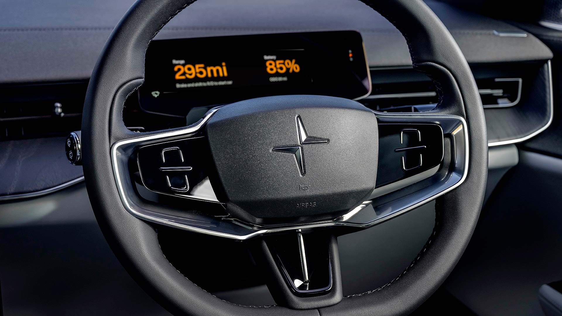 2026 Polestar 3 steering wheel