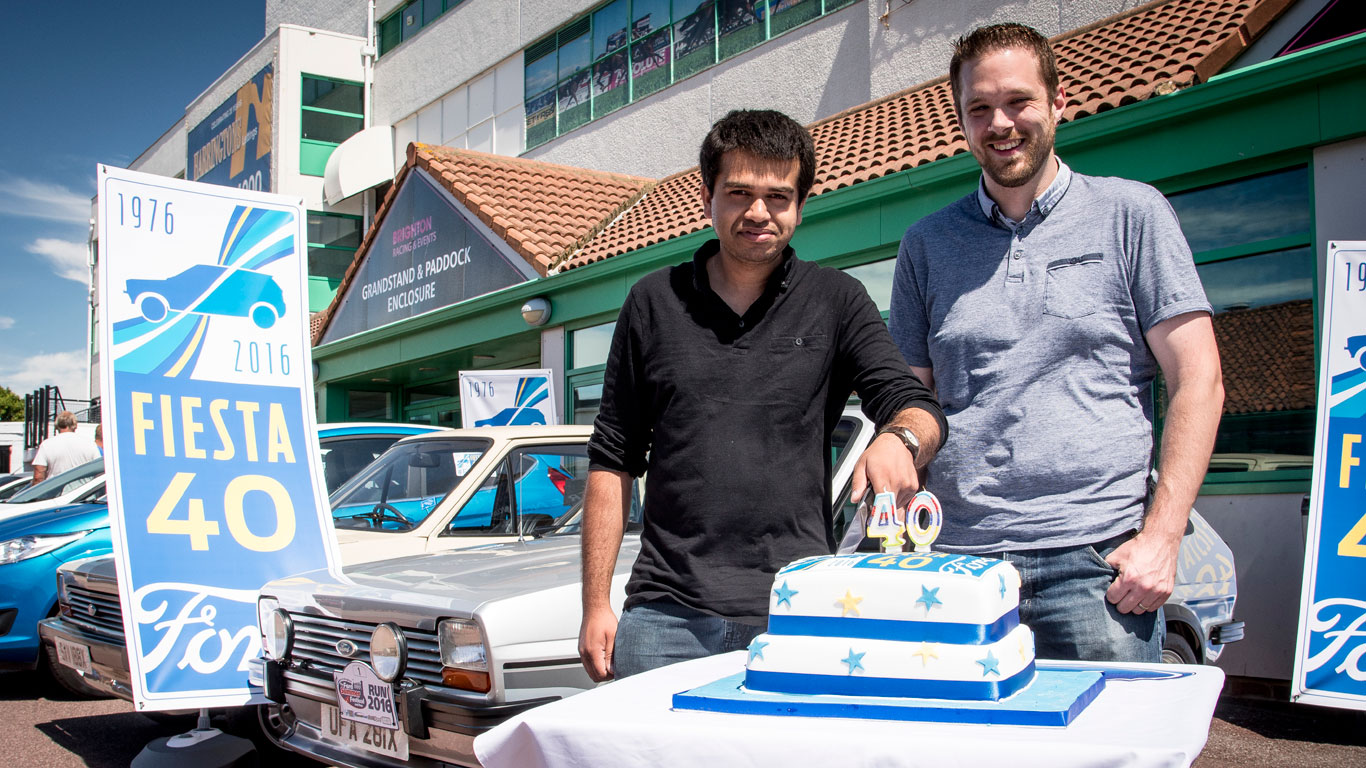 Cutting the cake