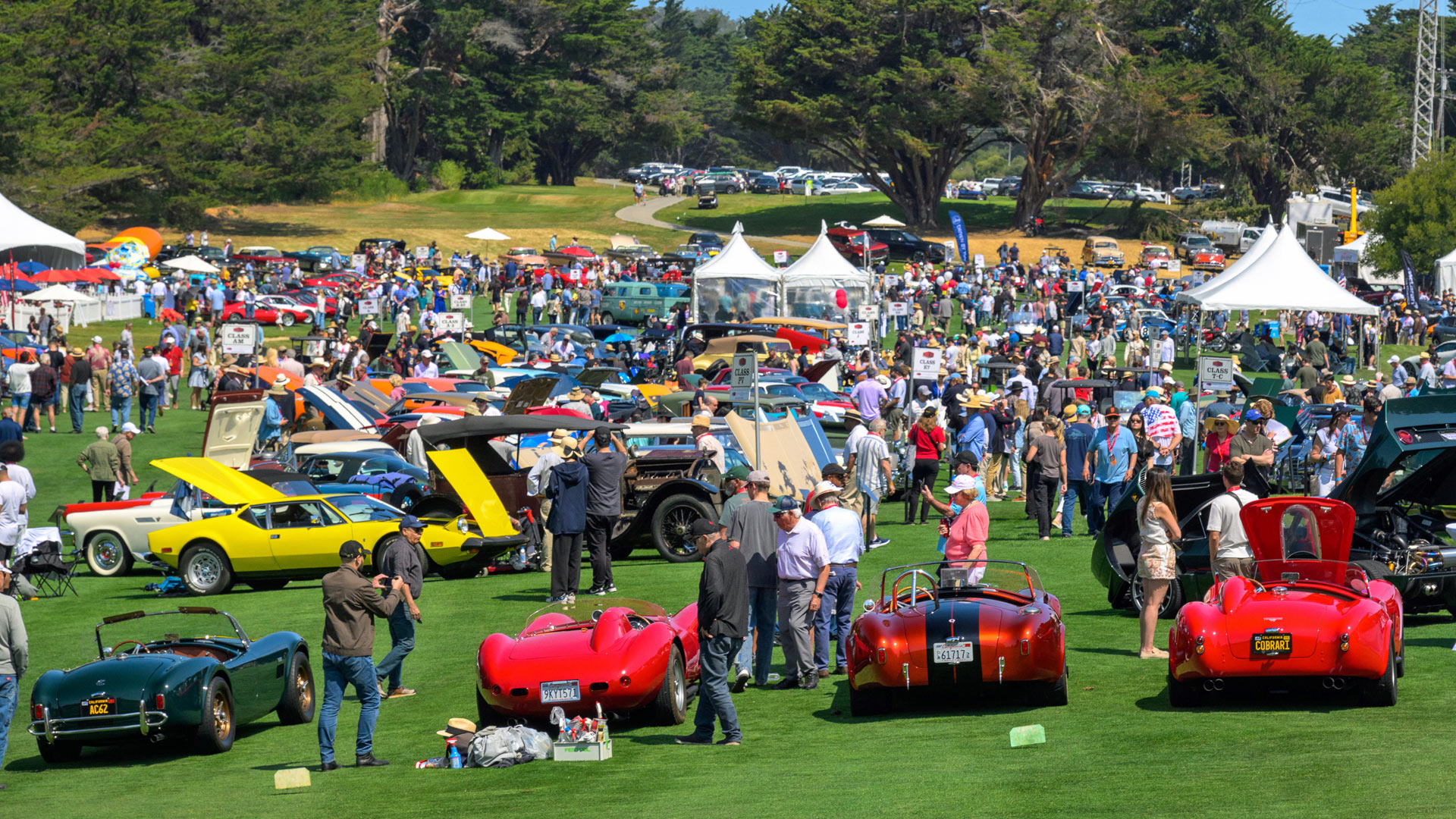 First held in 1956, Hillsborough Concours takes place this year at the Crystal Springs Golf Course in Burlingame