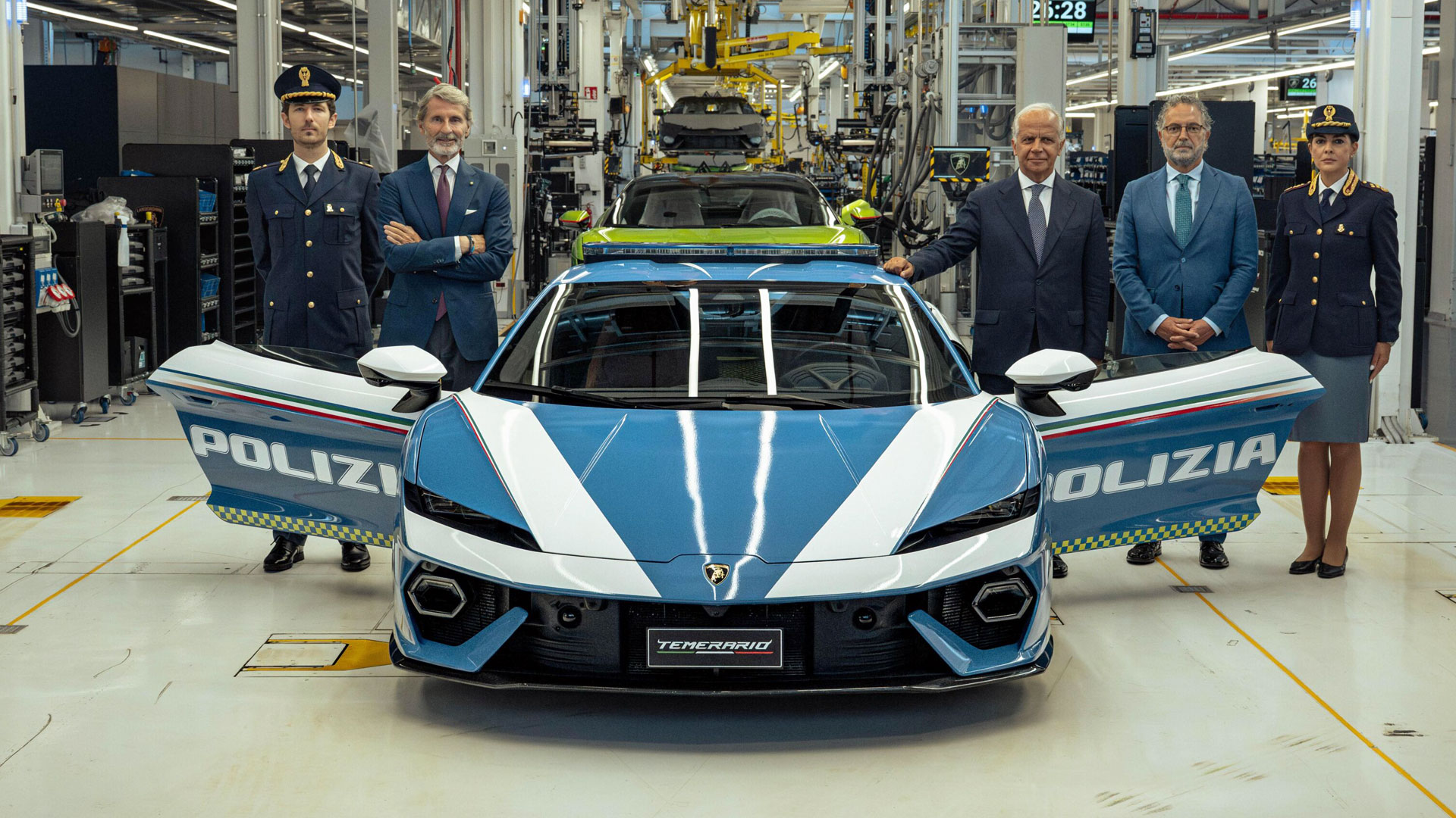 The Lamborghini Temerario features a hybrid twin-turbocharged V8 engine, allowing for a top speed of more than 213mph