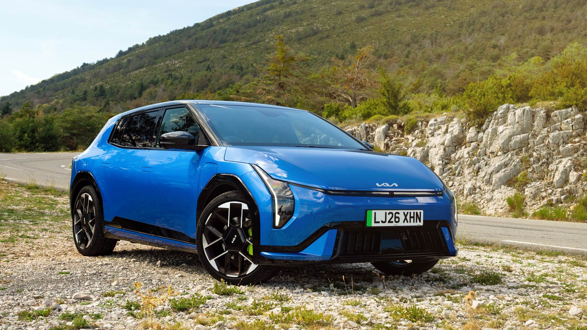 All three of Kia’s compact performance EVs come with dual-motor all-wheel drive, Virtual Gear Shifts, and Active Sound Design