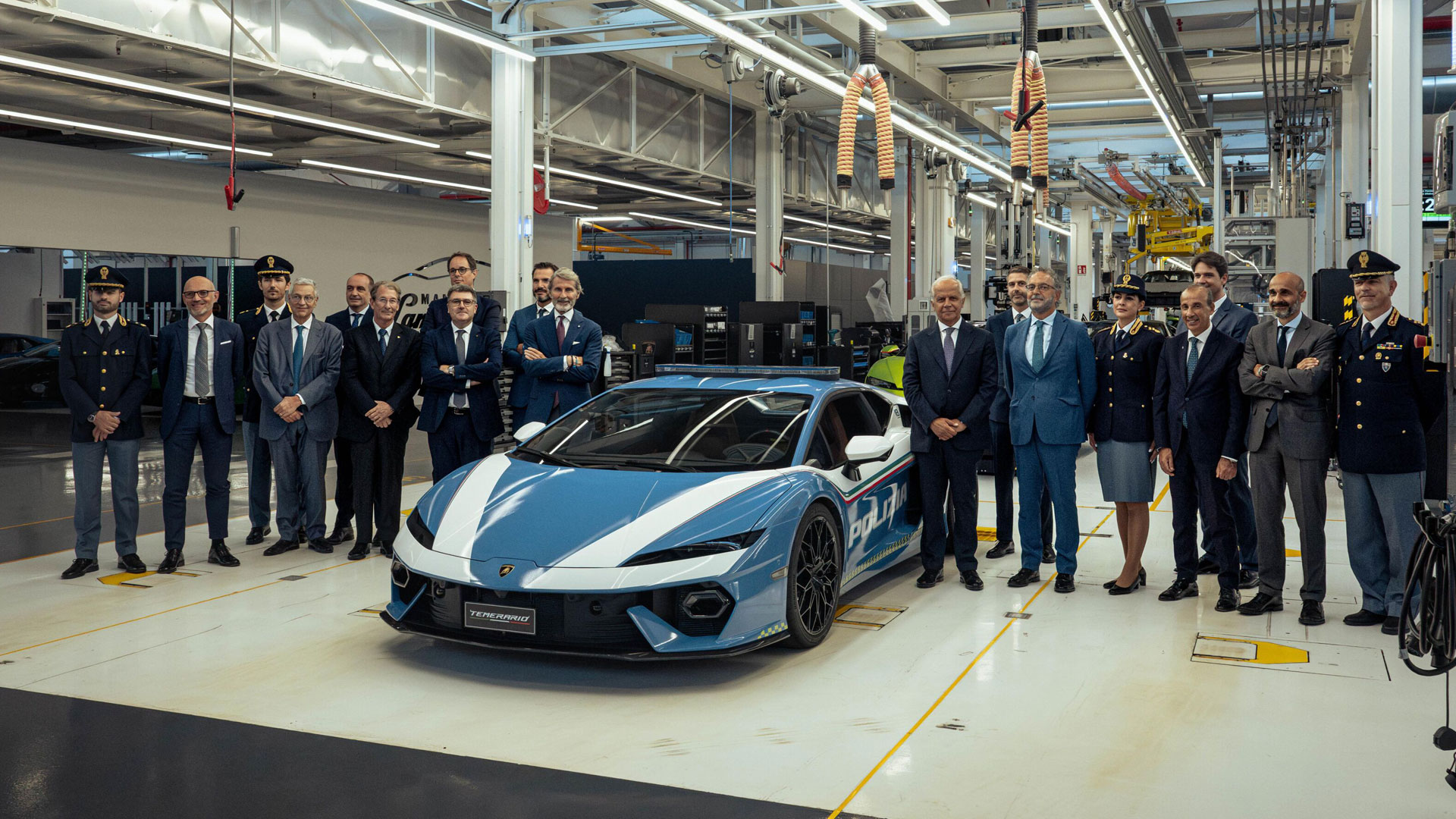 Italian Police Lamborghini Temerario